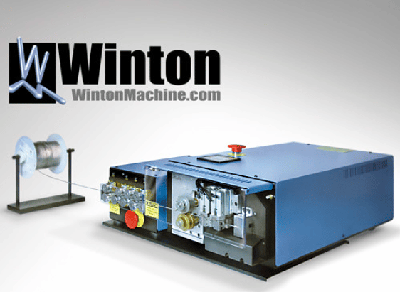 Flexible & semi-rigid coax cable production machine made by Winton Machine USA
