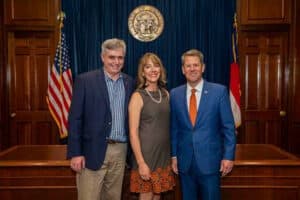 Picture of Lisa Winton George Winton and Brian Kemp