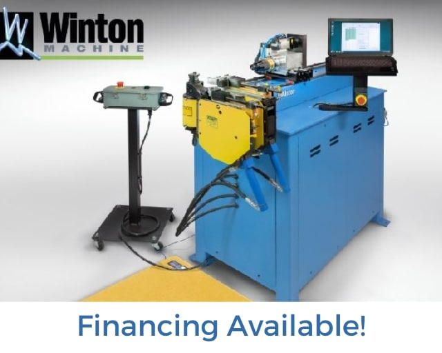 Winton Machine USA 15mm CNC Tube Bender - CNC Tube Bending - e-Series Financing Available