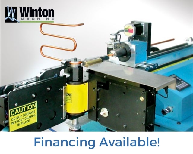Winton Machine USA Model RD20 e-Series CNC Tube Bender with Serpentine Bend Head Financing Available