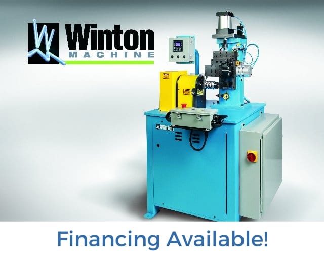 Winton Machine USA Bellow Cut-off Machine Financing Available
