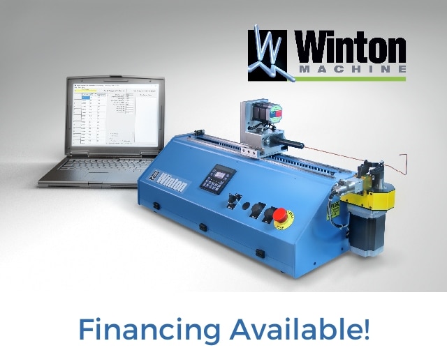 Financing Available for Winton Machine USA CX6 All electric Semi-Rigid Coax CNC Bender