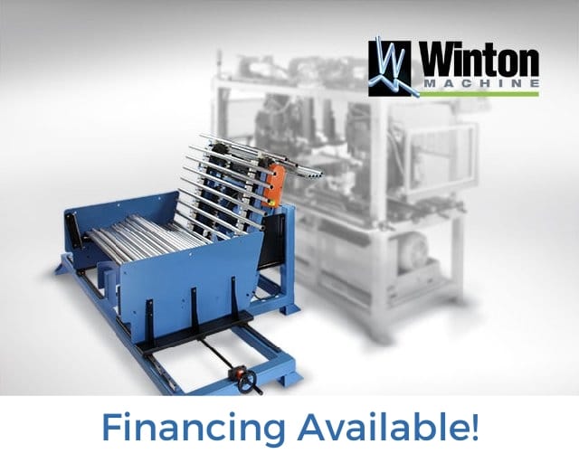 Winton Machine USA Automatic Hopper Loader Financing Available