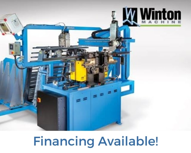 Winton Machine USA Automatic Twin Head Tube Bender Financing Available