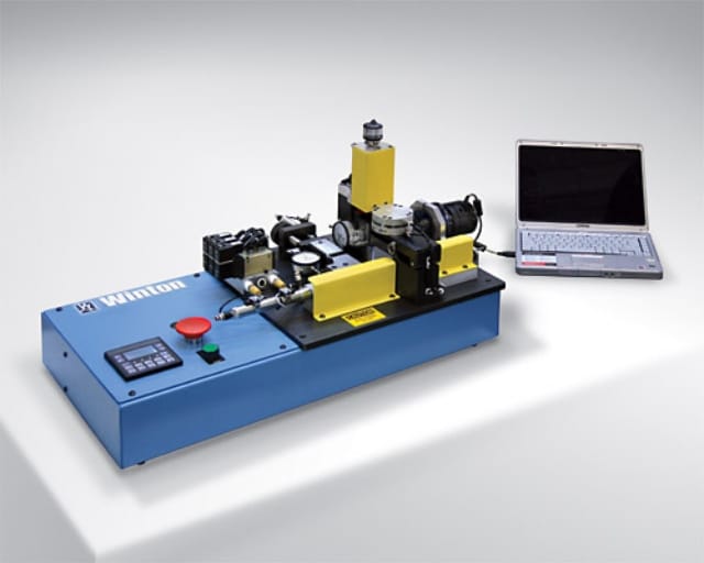 The Winton Machine USA bench top needle bender is programmable to bend small diameter probes or needles to high precision tolerances. Repeatable to within .0002"