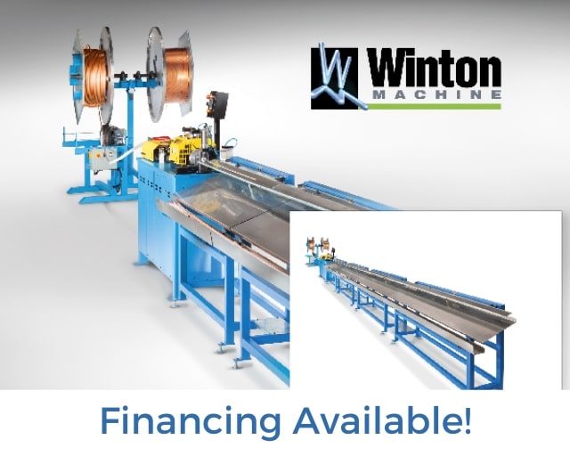 Winton Machine USA CTL-23PA HS - High Speed Tube Cut-Off Machine Financing Available
