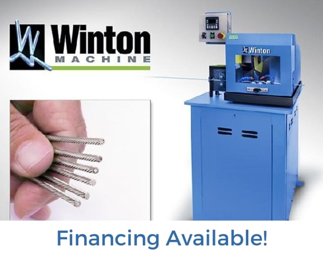 Winton Machine USA CTL-25A CNC Wet Abrasive Tube Cut-Off Machine Financing Available