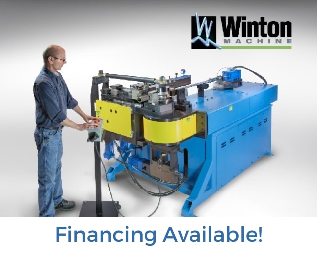 Winton Machine USA Model 2 Rotary-Draw Tube Bender Financing Available