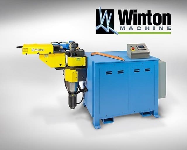 Winton Machine USA 30mm Rotary Wipe Bender with an Electric Bend Head for efficient single bend processing