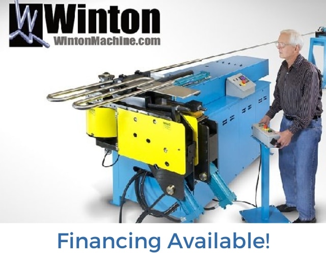 Winton Machine USA RD50 NC Rotary Draw Tube Bender Financing Available