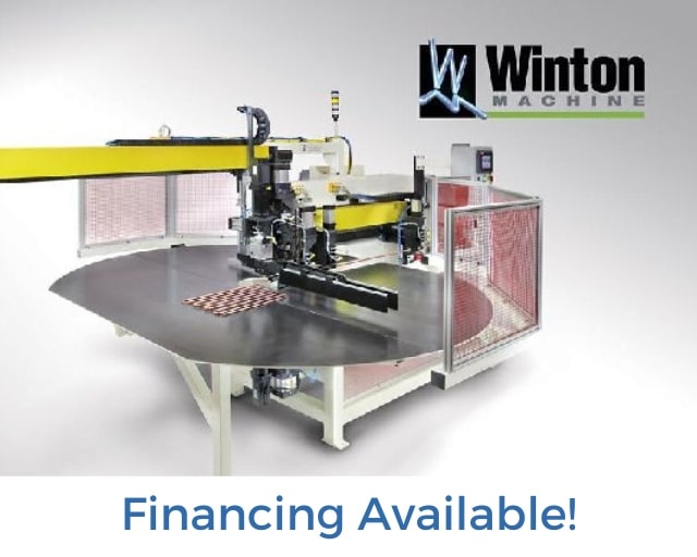 Winton Machine USA SB Series CNC High Speed Serpentine Tube Bender Financing Available