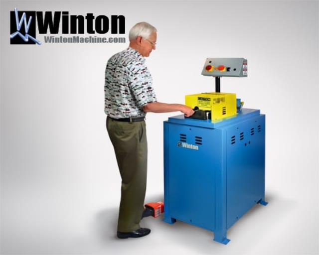 The Winton Machine USA Model DRB25 is a unique production tube bending CNC Coil Bender designed to roll multiple layer coils and or coils with 1 leg in.