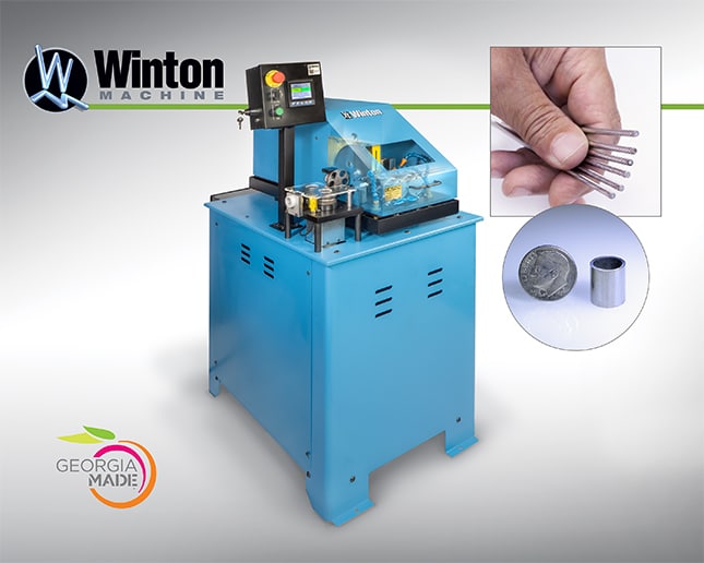 Winton Machine USA's CTL-25A CNC Wet Abrasive Tube Cut-Off Machine